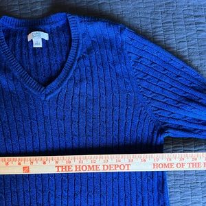 Croft and barrow cable knit sweater L